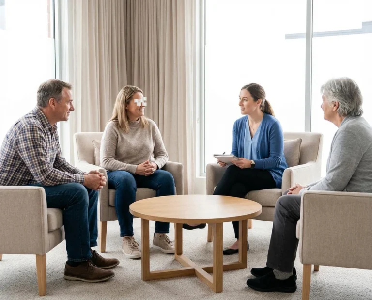 Pacienti in svojci na posvetu v SM kliniki – zdravljenje odvisnosti za odrasle iz Slovenije in tujine